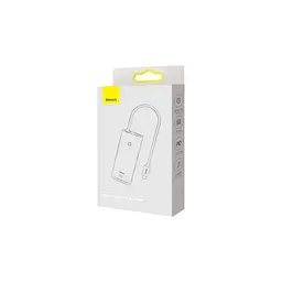 Концентратор Baseus USB-C 6-in-1 HDMI + 2xUSB 3.0 + PD + SD/TF black (WKQX050101) - мініатюра 5