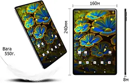 Планшет-телефон Hoozo Neo Tab 10 LTE 6GB/128GB DUAL SIM 10.1" IPS FULL HD 1920x1200 Blue - мініатюра 3