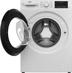 Пральна машина Beko B3WFU5723W, White, 7 кг, фронтальна, 15 програм, швидкість віджиму 1200 об/хв, пар, інвертор, клас енергоспоживання A+++, 84.5х60х49.6 см - мініатюра 3