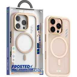 Чохол Blueo Frosted Heat Dissipation with MagSafe для Apple iPhone 16 Pro Gold [132553] - мініатюра 3
