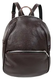 Рюкзак шкіряний жіночий Borsacomoda 814.034 9L Коричневий