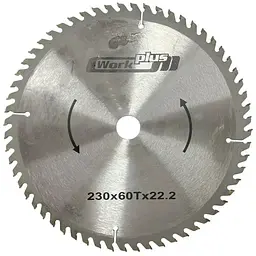 Диск пильний по дереву Sprut 230 x 22.220мм x 60T