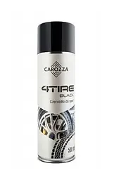 Аерозоль для шин Carozza 4TIRE BLACK 500 мл чорніння, захист та відновлення гуми