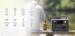 Зарядна станція Bluetti EB3A 268Wh 600W - мініатюра 2