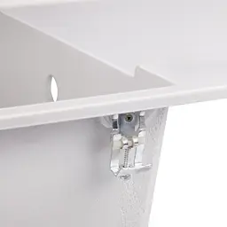 Кухонна мийка Lidz 790x495/230 WHI-01 (LIDZWHI01790495230), Білий - мініатюра 5