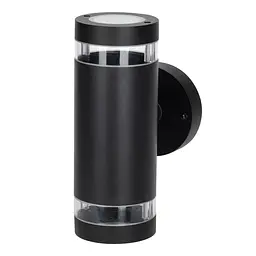 Вуличний світильник Goldlux 323996 Rino GU10 2x10W IP54 BK - мініатюра 2