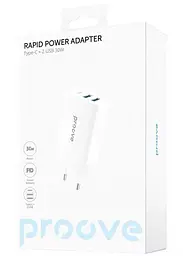 Зарядний пристрій Proove Rapid 30W (2 USB + Type-C) white (WCRP30210002) - мініатюра 5