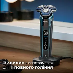 Електрична бритва Philips 7000 SkinIQ сіро-синя (S7882/55) - мініатюра 11