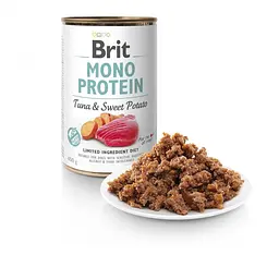 Вологий корм для собак Brit Mono Protein Tuna & Sweet Potato 0.4 кг (тунець і батат) - мініатюра 2