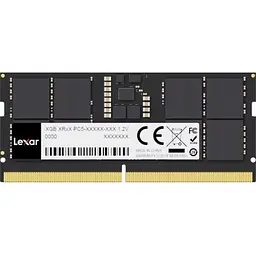 Модуль пам'яті SO-DIMM DDR5 Lexar 16GB 4800MHz (LD5DS016G-B4800GSST) [175523]