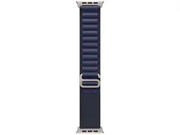 Ремінець Apple Alpine Loop Navy - Natural Titanium Finish для Watch 44/45/46/49mm - Small (MXMX3)