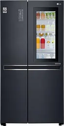 Холодильник SBS LG GC-Q247CBDC 179х74х91см 2 двері холодильне відділення 406 л морозильне відділення 220 л A+ NF Чорний мат. (GC-Q247CBDC) - мініатюра 3