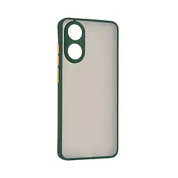 Чехол-накладка для OPPO A78 4G, Frosted Matte, зеленый, противоударный чехол с защитой всего корпуса, термополиуретан TPU + поликарбонат PC, ArmorStandart (ARM72407)