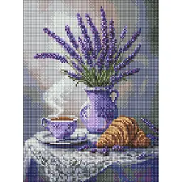 Алмазна мозаїка Лавандовий натюрморт ©art_selena_ua AMO8208, 30х40 см