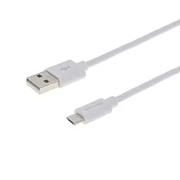Дата кабель USB 2.0 AM to Micro 5P 2.5m white Grand-X (PM025W) - мініатюра 2
