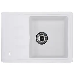 Кухонна мийка Zerix ZS-6243S-01 white ZX4571, Білий матовий