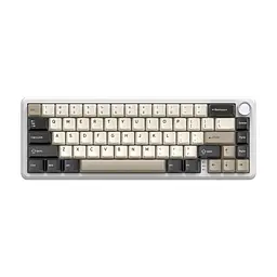 Клавіатура Attack Shark X66 RGB Wireless/Bluetooth/USB UA White Cheese (X66CW_AS)