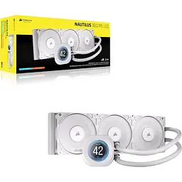 СВО Corsair Nautilus 360 RS LCD White (CW-9061034-WW) - мініатюра 10
