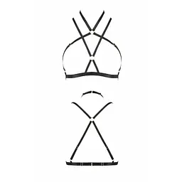 Портупея-стрепи Passion Exclusive KELIS BRA L/XL, black - мініатюра 5