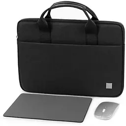 Сумка для ноутбука Wiwu Genius Combo Set 14" чорний - мініатюра 2