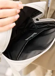 Жіноча кросбоді сумка бананка Sambag Sofi сіра 20 × 18 × 5 см (88193030) - мініатюра 5