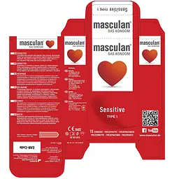 Презервативи Masculan Sensitive Тип 1 ніжні 10 шт. - мініатюра 2