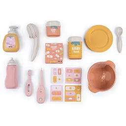 Великий iгровий центр Smoby Toys Бебi Ньорс. Кiмната малюка 3 зони терракотова пудра (7600220394) - мініатюра 2