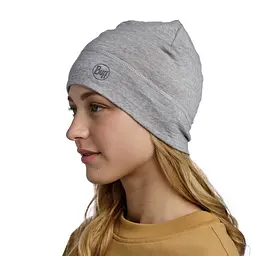 Шапка Buff Merino Lightyweight Beaney Light Grey (1033-BU 113013.933.10.00) - мініатюра 2