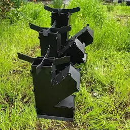 Турбопіч Metalzavod 25х10х36см 3мм середня (TBP-3M) - мініатюра 8