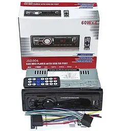 Автомагнітола JSD306 ISO — Bluetooth, FM, USB, microSD, AUX 4x60W
