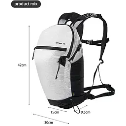Рюкзак ультралегкий Naturehike CNK2300BB012 15 л білий - мініатюра 2