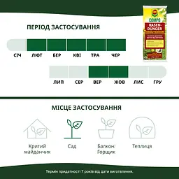 Тверде добриво для газонів проти бур'янів COMPO 10 кг - мініатюра 5