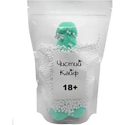 Крафтове мило-член із присоскою Чистий Кайф Turquoise Size XL - мініатюра 4