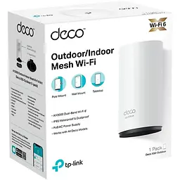 MESH-система TP-Link WiFi-Mesh Deco X50 AX3000, 2xGE LANWAN, 1мод, зовнішня (Deco-X50-Outdoor-1-pack) - мініатюра 2