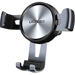 Тримач металевий UGREEN LP130 Air Vent Mount Phone Holder сірий (50564) - мініатюра 3