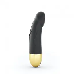 Вібратор Dorcel Real Vibration S Gold 2.0, діаметр 3,7см, перезаряджуваний, для точки G - мініатюра 1
