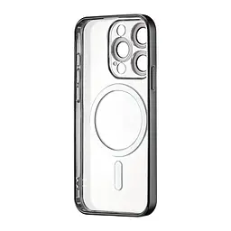 Чохол Ductil Metallic Edge with MagSafe (Protected Camera & Lens) iPhone 15 Pro Black - мініатюра 3
