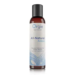 Лубрикант на водній основі гладенький і шовковистий ALL-Natural Acqua, 150 мл Orgie (Бразилія-Португалія)