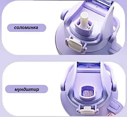 Пляшка для води Casno 1900 мл KXN-1269 Чорна (KXN-1269_Black) - мініатюра 4