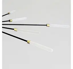 Світлодіодна люстра стельова Artlight 6472/12, 15 Вт, чорна - мініатюра 4