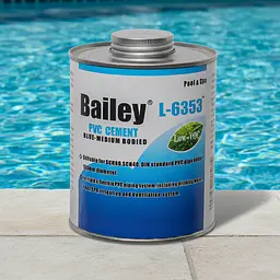 Клей для пластикових ПВХ труб 237 мл із пензликом Bailey L-6353, синій