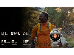Смарт-годинник Mibro GS Explorer S 48mm Titanium-Silicone (XPAW023TS) - мініатюра 8