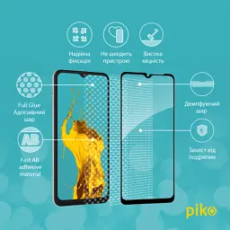 Скло захисне Piko Full Glue Samsung A04S (1283126544903) - мініатюра 4