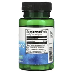 Прегненолон Swanson Pregnenolone Super Strength 50 мг 60 капсул - мініатюра 2