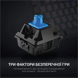 Клавіатура GamePro MK100B Blue Switch LED USB Black [MK100B] [111027] - мініатюра 10