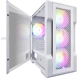 Корпус 1stPlayer T3-WH-4F1-W White [146394] - мініатюра 2