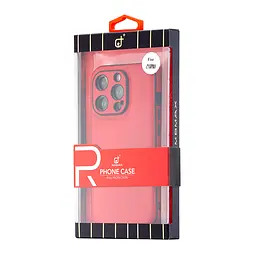 Чохол Jinduka Leather Protected Camera iPhone 15 Pro Red - мініатюра 2