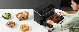 Мультипіч Cosori Dual Blaze Twinfry 10-Litre CAF-TF101S-AEUR (KAAPAFCSSEU0204Y) - мініатюра 10