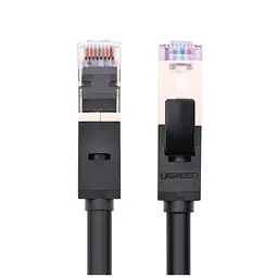 Патч-корд 5м, F/FTP cat 7 RJ-45 black Ugreen (U_11271) - мініатюра 3