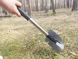 Похідний туристичний автомобільний набір 4 в 1 (лопата, сокира, пила, ніж) у чохлі, WorkPro Черная 86418 - мініатюра 7